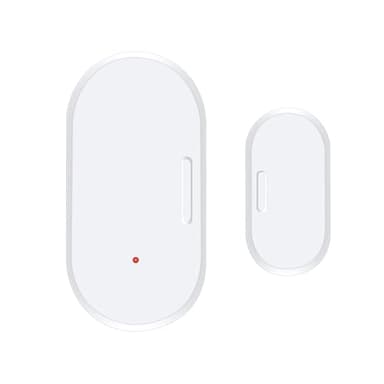 Haozee Capteur de porte et de fenêtre, nécessite un hub Zigbee, connexion Zigbee, détecteur sans fil pour système d'alarme et maison intelligente, compatible avec Home Assistant Zigbee2mqtt