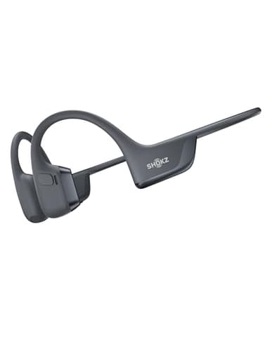 SHOKZ Casque à Conduction Osseuse OpenRun Pro 2, Écouteurs sans Fil Bluetooth 5.3, Microphones Réducteurs de Bruit, Étanchéité IP55, 12h d'Autonomie, Charge Rapide USB-C, Noir