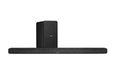 Denon DHT-S517, Barre de Son 3.1.2 Dolby Atmos, Home Cinema avec Caisson de Basses sans Fil, HDMI eARC, Bluetooth - Noir