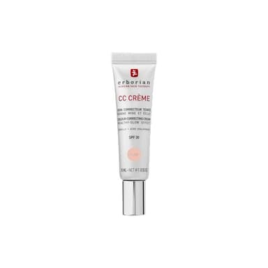 Erborian - CC Crème à la Centella Asiatica - Crème Visage Illuminateur Haute Définition et Maquillage - Protection Solaire SPF 30 - Cosmétique Coréenne - Clair 15ml