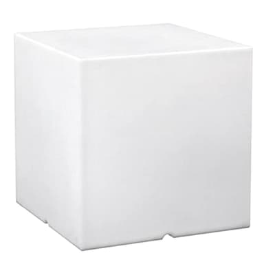 Cube lumineux tabouret filaire pour extérieur LED blanc CARRY 40cm culot E27
