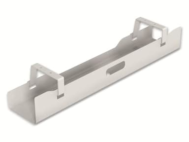 PureMounts® Porte-câbles pour bureaux, gestion des câbles avec montage sous le bureau, blanc
