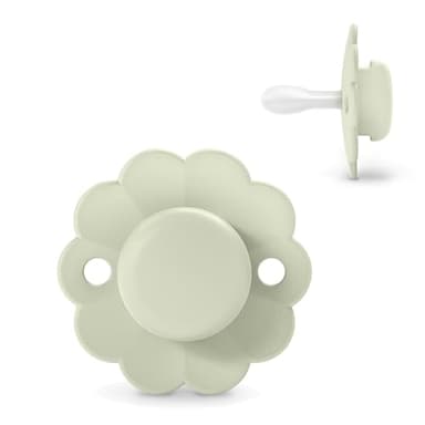Suavinex, Sucette Bébé 0/6 Mois, Sucette Ronde avec Tétine Symétrique SX Pro en Silicone, Tétine Réversible, Plate et Flexible, Respecte le Développement Buccodentaire, Sucette Nouveau-né, Wonder Aqua