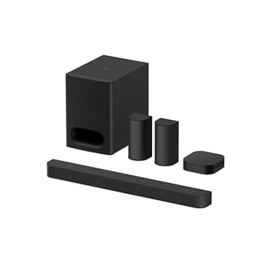 Sony BRAVIA Theatre System 6 – Son Enveloppant 5.1.2ch canaux | 1000 W | Enceintes arrière et Caisson de Basses Inclus | Dolby Atmos | DTS:X | DSEE | Mode Multi Stereo Party | Prise en Main Facile