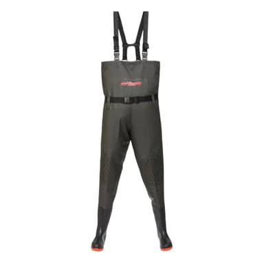 Waders Peche Homme - Neoprene Pêche Cuissardes - imperméables avec Bottes intégrées et Semelles en Feutre pour Une adhérence maximale - isolées et durables, pour Les activités de Plein air, S-XL
