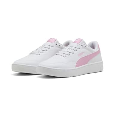 Puma Baskets Court Lally pour Femme, White-Pink Shimmer, 41 EU, Puma Blanc Rose Scintillant, 41 EU