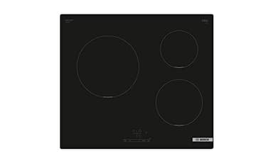 Bosch PUC611BB5E- Série 4, Plaque à Induction - 3 Feux - 60 cm - Puissance 4600 W - Noir
