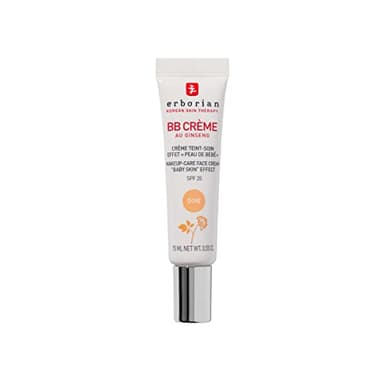 Erborian BB Crème au Ginseng - Crème teint - Soin effet "peau de bébé" - 5-en-1 cosmétique coréenne Soin du visage avec SPF 20 - Doré - 40 ml