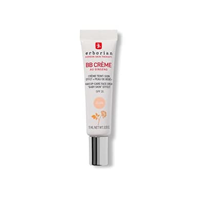Erborian - BB Crème au Ginseng 5-en-1 - Soin Teinté Perfecteur Effet "Peau de Bébé" - Fond de Teint Couvrant Imperfections - Protection Solaire SPF 20 - Soin Cosmétique Coréen - Clair 15ML