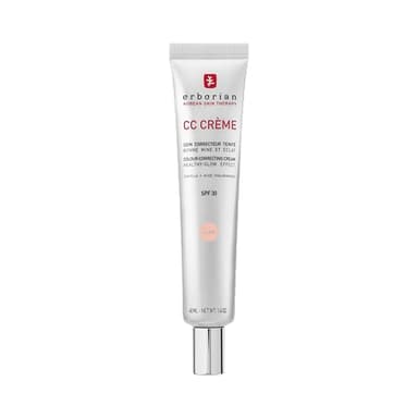 Erborian - CC Crème à la Centella Asiatica - Crème Visage Illuminateur Haute Définition et Maquillage - Protection Solaire SPF 30 - Cosmétique Coréenne - Clair 40ml