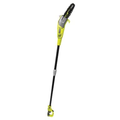 RYOBI - Élagueur sur Perche 750W RPP755E – Longueur Jusqu’à 270cm, Lame 20cm, Tension de Chaîne Sans Outil, Coupe Précise en Hauteur, Idéal pour l'élagage et l'ébranchage