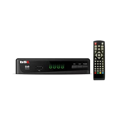 Receptor DVBT2 HD BSL-255 | Decodificador Para TV Digital Terrestre de Alta Definición Full HD 1080P | Soporta H.265 10 Main HEVC | Display Digital y Mando a Distancia | Entrada Scart, USB y HDMI