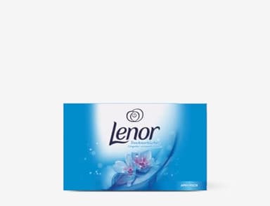 Lenor Lot de 34 lingettes assouplissantes pour sèche-linge Pour un linge frais et défroissé Parfum de fleurs printanières