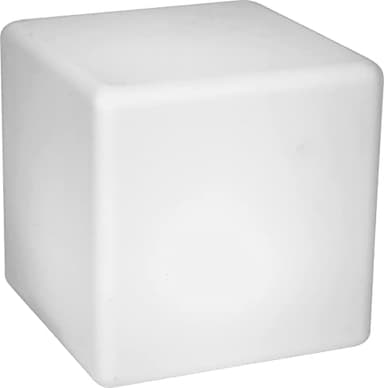 ALGAM LIGHTING - Cube de décoration lumineuse - 40 cm - LED 16 couleurs 4 Modes - Télécommande, Autonomie 12H, Rechargeable, Résistant à la pluie - Déco extérieure jardin, piscine, bar, salon