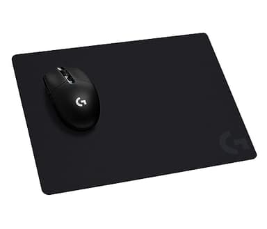 Logitech G440 Tapis de Souris de Jeu Rigide, Optimisé pour Les capteurs, Friction Faible,Tapis de Souris antidérapant, Accessoires de Jeu Mac et PC, 340 x 280 x 5 mm - Noir