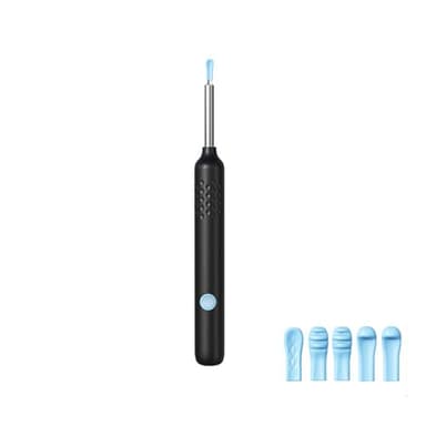 earo vision 1.0 - hygiène auditive révolutionnée à vie Otoscope avec caméra 1080P HD, 3,5 mm étanche, Compatible iOS et Android