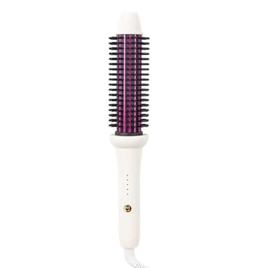 Brosse chauffante ionique - Boucle rotative de 28 mm avec technologie ionique thermique, outil d'outils pour cheveux | Styler adapté aux voyages pour boucles lisses, serrures sans frisottis, salon