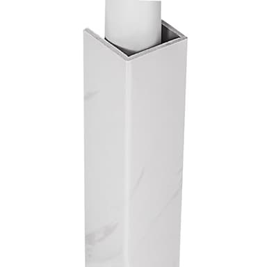 Couvercles de tuyaux intérieurs et extérieurs 50 65 80 110 120 CM, boîtier de tube de conduit en forme de U/revêtement de cache-tuyau en PVC étanche/correcteur de plomberie de four pour conduits de ga