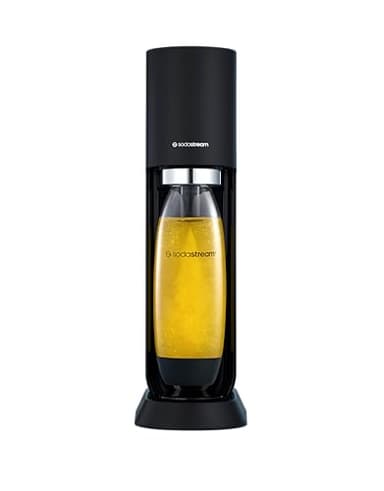 SodaStream MIX, machine à boissons pétillantes et machine à soda, gazéifie n'importe quelle boisson, avec bouteille de gazéification de 1 l passe au lave-vaisselle et 1 cylindre de CO2/gazéificateur