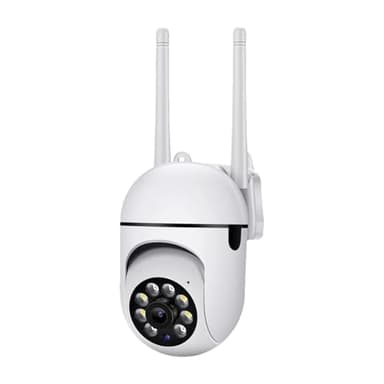Caméra Surv-eillance WiFi Intérieure Extérieure | 360° Caméra IP Exterieur WiFi Maison sans Fil Panoramique 1080P Ampoule Caméra, Audio Bidirectionnel, Sirène Et Alarme Lumineuse