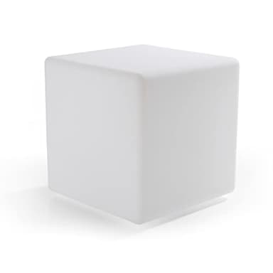 EASYmaxx Cube solaire décoratif avec télécommande pour le jardin, la terrasse et le balcon | Éclaire en blanc chaud ou en couleurs changeantes| Idéal pour une ambiance chaleureuse à l'extérieur