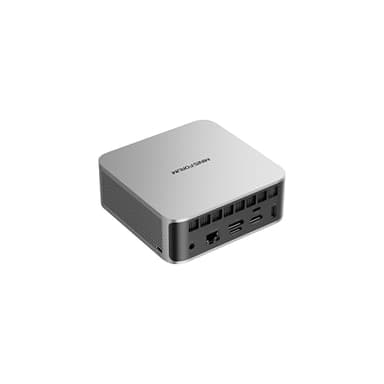 MINIS FORUM AI X1 Mini PC, AMD Ryzen 7 255 processeur 8 cœurs 16 Fils jusqu'à 4.9 GHz, AMD Radeon 780M, Barebone sans DDR5 RAM/PCIe 4.0 SSD/OS, HDMI/DP/USB4 x 2/2.5G RJ45, USB 3.2 x 2, WiFi 7, BT5.4