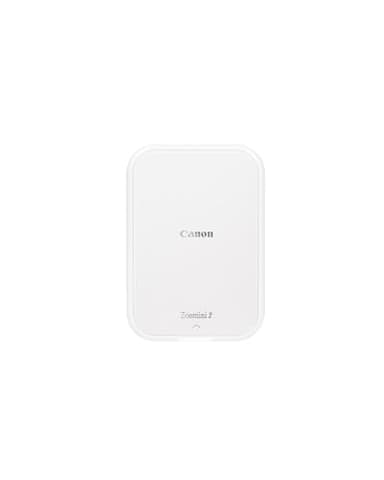 Canon Zoemini 2 Imprimante Photo Portable - Mini Imprimante Portable - Mini Imprimante Photo - Compacte et sans Fil - Bluetooth 5.0 et Charge Rapide Type-C - Imprimante de Voyage, Perle Blanche
