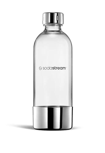 sodastream Classique Premium – Bouteille réutilisable 1L sans BPA, compatible avec les machines Gaia, Terra, Art et Ensō, lavable au lave-vaisselle, métal