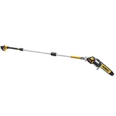 DEWALT - Élagueuse sur perche brushless XR 18V - 4,5 m de Portée - tête inclinée et guide et chaine 20 cm - DCMPS567N-XJ