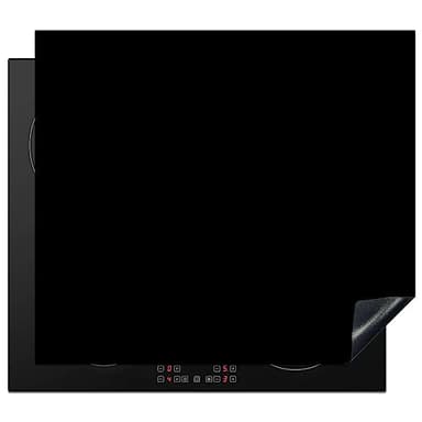 KitchenYeah© Protège Plaque Induction 60x52 cm Deco Cuisine Accessoire Pratique Protection De Vitroceramique Kitchen Gadget Noir - Motifs - Intérieur - Solide - Noir - Foncé