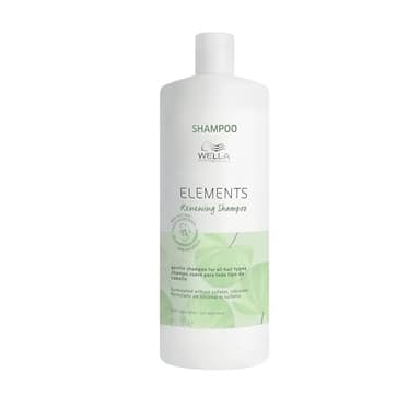 Wella Professionals Elements Shampoing Sans Sulfate Hydratant Régénérant - Douceur & Brillance - Enrichi en Aloe Vera - Tous Types de Cheveux (1L)