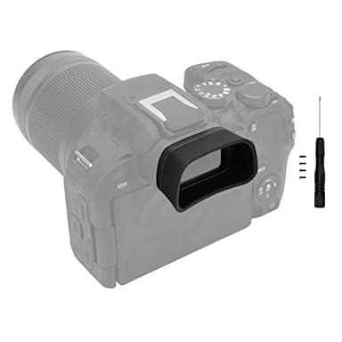 Œilleton allongé en silicone souple pour appareil photo sans miroir Canon EOS R10 APS-C