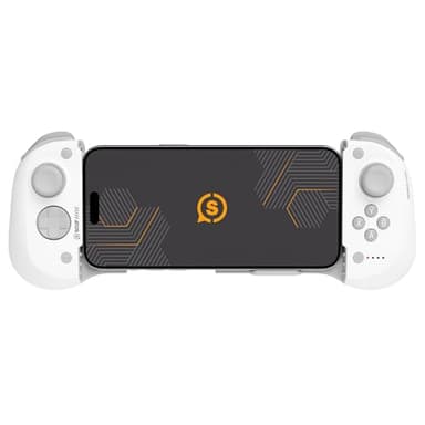 SCUF NOMAD Manette de Jeu Mobile iPhone Sans Fil – Palettes Arrière – Joysticks Anti-Dérive – Bluetooth 5.0 Connectivité – PS Remote, Xbox Game Pass, Apple Arcade, Steam Link – Blanc