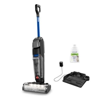 BISSELL CrossWave OmniFind, Aspirateur Balai Laveur Sans Fil, Aspire & Lave en Même Temps, LED FurFinder pour Détection Facile de Saletés & Poils d'Animaux, Nettoyeur a Eau Multi-surfaces 185m², 4006N
