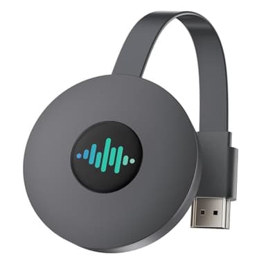 5G Dongle HDMI sans Fil, 4K Adaptateur Affichage Miracast/AirPlay/DLNA - Transmission Écran pour iPhone, Android, Windows, Mac vers TV, Projecteur, Moniteur (Noir nacré)