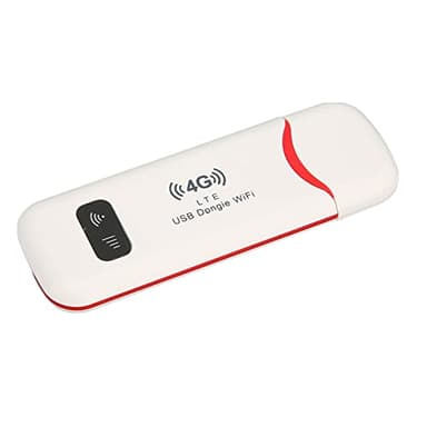 Routeur 4G WiFi Portable, Hotspot Mobile USB avec Carte SIM, LTE sans Fil, Cryptage WPA/WPA2, 10 Utilisateurs
