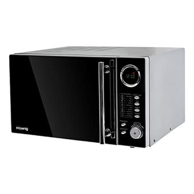 H.Koenig Micro-Ondes Four Grill 2 en 1 VIO9, 25L, Plateau tournant 27cm, 10 modes de cuisson jusqu’à 1000W, Décongélation, Cuisson combinée, écran LCD [Classe énergétique A+]