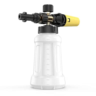 OHAYORI Lance à mousse neige pour nettoyeur haute pression Karcher K2 K3 K4 K5 K6 K7, buse de rechange améliorée, connexion et alimentation, distributeur de savon épais, buse de pulvérisation réglable