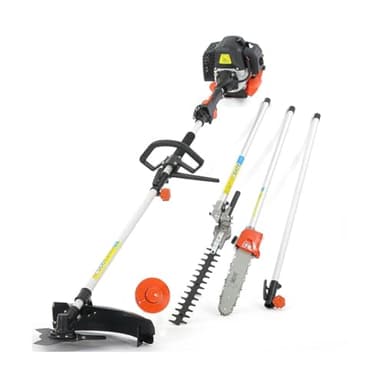 Fuxtec Débroussailleuse Thermique Multifonction 5 en 1 Multitool FX-MT152E - Easy Starter 3CV 52 cm³, Moteur 2 Temps, Élagueuse Taille Haie Coupe Bordure avec Fil ou Lame 1 Mètre Rallonge