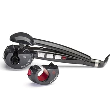 Curl Secret BaByliss - Boucleur automatique Ionic 2, 2 têtes interchangeables, Température de 190 à 230°C, Noir, 25-35mm, C1300E