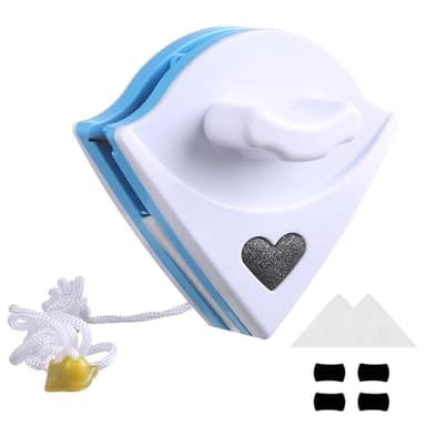 Xynovate Accueil Double Side Window Magnétique Cleaner, Nettoyeur Vitre pour Vitres Vitrées 3-8mm, D'essuie Glace Nettoyage de Surface Brosse avec Poignée Design Ergonomique