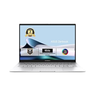 ASUS Zenbook 14 UM3406HA-QD048W OLED 14 WUXGA PC Portable (AMD Ryzen 7 8840HS 5.1Ghz, 16 Go RAM DDR5X, 512 Go SSD, AMD Radeon Graphics, Windows 11 Home) - Clavier AZERTY - Noir