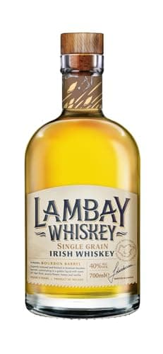 LAMBAY Whiskey Single Grain à base de blé - Whisky Irlandais 70cl 40°