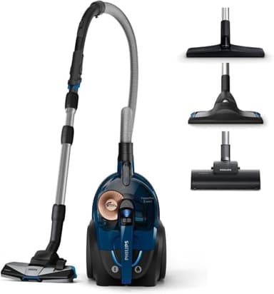 Philips PowerCyclone 8 Aspirateur sans Sac - Puissance 900 W, Système Allergy Lock, Aspiration 99,9% Poussière Fine, Super Brosse Turbo, Bac 2L, Variateur de Puissance (FC9745/09)
