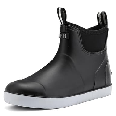 Jesindr Bottes Caoutchouc Homme, Original Confortable Antidérapant étanche De sécurité Bottine, Chaussures De Travail