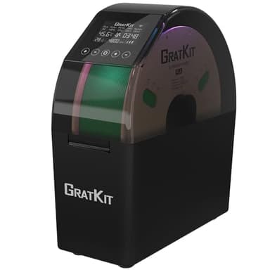 GratKit Assécheur de filament Firefly V2.0, Tuya App Contrôle Filament Dryer, Boîte Sècheur de Filament d'imprimante 3D, Jusqu’à 70°C, Chauffage Rapide, Compatible 1KG PLA, PETG, ABS, Nylon, TPU, PC