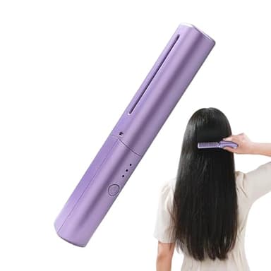 Lisseur Sans Fil – Fer à Lisser Portable Rechargeable USB | Outil de Coiffure en Céramique avec 3 Réglages de Chaleur, Lisseur de Voyage pour Femmes et Utilisation Professionnelle en Salon