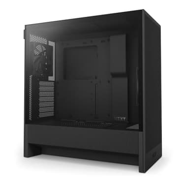 NZXT H5 Flow - Boîtier de PC Gaming Compact Moyen Tour ATX - Flux d'air élevé - 2 × Ventilateurs de 120 mm Inclus - Support de radiateur Avant 360 mm - Noir