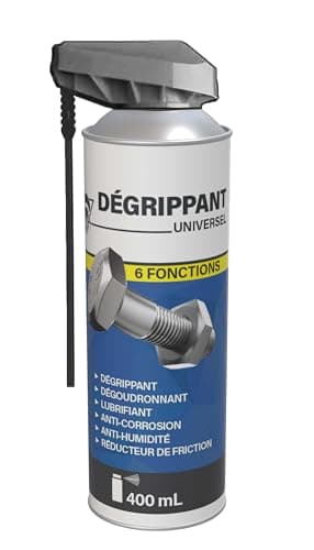 Méduze - Dégrippant universel 6 fonctions 400mL - Haute performance - Déblocage et lubrification - Antifriction - Professionnel