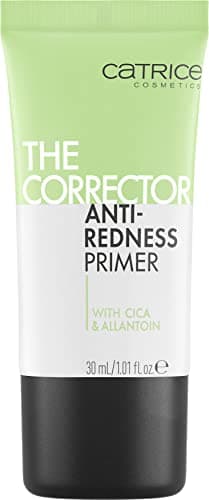Catrice Cosmetics The Corrector Anti-Redness Primer anti-rougeurs, longue durée, protecteur, resserrement des pores, calmant (30ml)